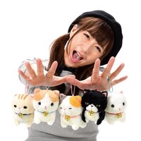 Hokkori Munchkin Cat Plush Collection (Ball Chain)