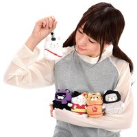 Hige Manjyu Oedo Cat Plush Collection (Ball Chain)