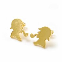 Lilou Face Stud Earrings