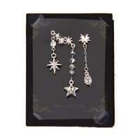 Miyuki's Eyelashes Stardrop Bindi Silver Face Jewels