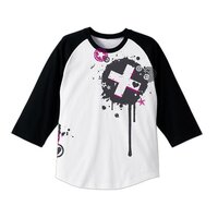 The Idolm@ster Million Live! Julia White x Black Raglan T-Shirt