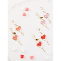 Honey Salon Love Cross Earrings