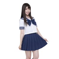 Color Sailor - Sailor Suit Cosplay (Navy Blue)