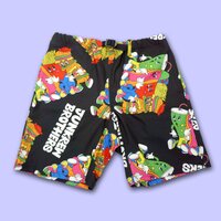 NEUZZZ JUNKREW BROS. All-Over Print Shorts