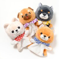Mameshiba San Kyodai Dog Hand Puppets