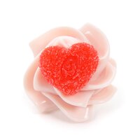 Q-pot. Parlor Love Heart Whipped Cream Earring