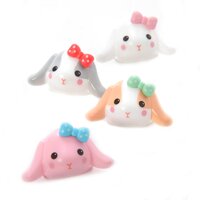 Pote Usa Loppy Rabbit Face Clips