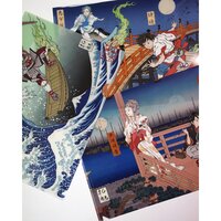 Eureka Seven x Ungreeper Original Clear File Set