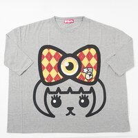 Mameshi-Pamyu-Pamyu British Argyle Mega-Loose T-Shirt (Gray)