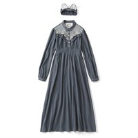 SUKIYAKI Russian Blue Nighty Dress Set