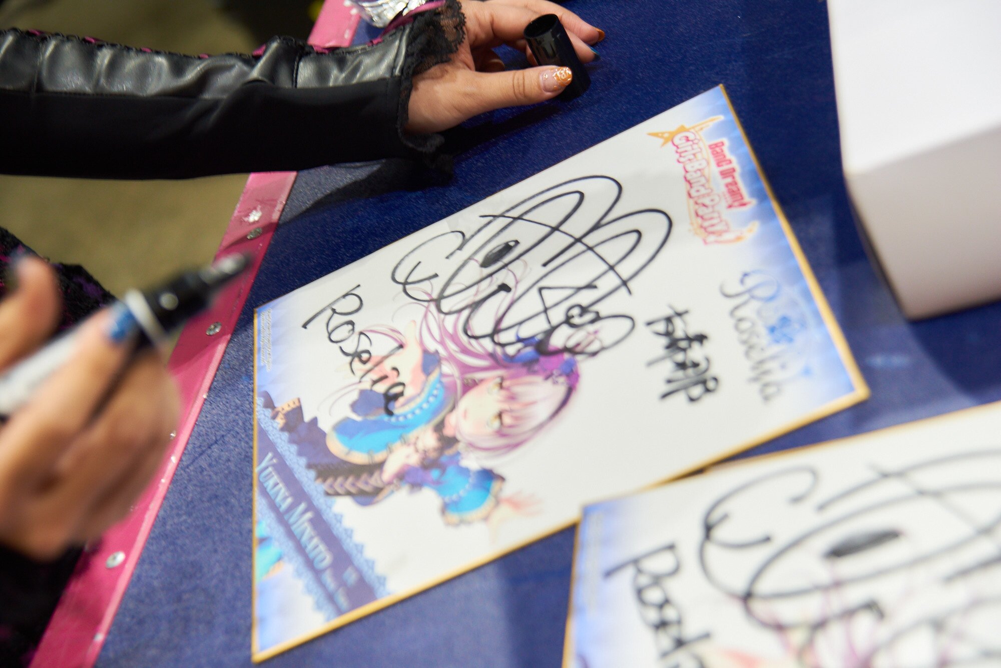 We Received An Autograph From Aina Aiba As A Prize For The Campaign Bang Dream Girls Band