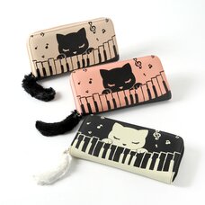 Piano Pooh-chan Long Wallet