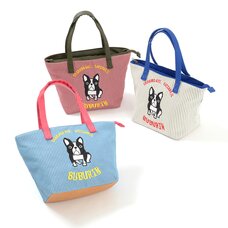 FLAPPER Chicago Buburin Stripe Lunch Tote