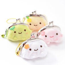 Hannari Tofu Mini Gamaguchi Coin Pouches