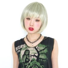 Lunatic Lemony Lollipop Emotional Green Wig