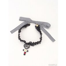 Swankiss Heart Cross Choker