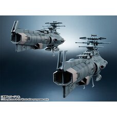 Kikan Taizen 1/2000 Scale Space Battleship Yamato 2202 U.N.C.F. D-1 Ship Set