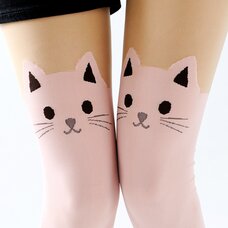 Takeuchi Color Animal Fake Thigh-High Tights