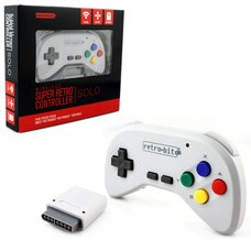 Retro-Bit SNES Wireless Super Retro Controller Solo Pack
