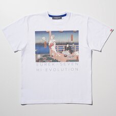 Eureka Seven x Ungreeper Anemone & Dominic White T-Shirt