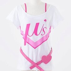 Love Live! Happy Maker! Honoka T-Shirt Cosplay Set