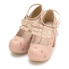 LIZ LISA Triple Ribbon Strap Pumps