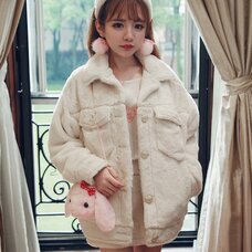 Bobon21 Faux Fur Oversized Coat