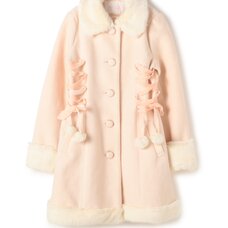 LIZ LISA Lace-Up Pom Pom Coat (Limited Edition)