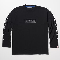 Eureka Seven x Ungreeper Acperience Long Sleeve Black T-Shirt