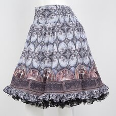Ozz Oneste Painting Pattern Reversible Skirt