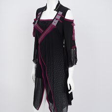 Ozz Oneste Shippo Pattern Cache Coeur Tunic