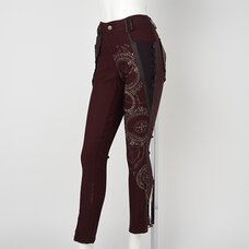 Ozz Croce Magical Circle Print Skinny Pants