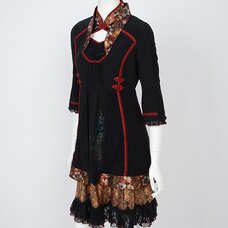 Ozz Oneste Tenge Dianthus Chinese Color Dress