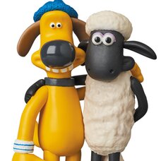 Ultra Detail Figure Aardman Animations #2: Shaun the Sheep Shaun & Bitzer