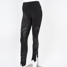 Ozz Oneste Cloud Pattern Asymmetrical Leggings