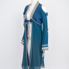 Ozz Oneste Shippo Pattern Kimono Sleeve Cardigan