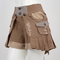 Ozz Oneste Rose Embroidered Shorts