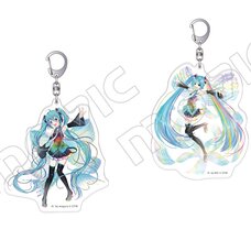 Vocaloid Hatsune Miku Big Acrylic Keychain Charm Collection