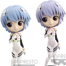 Q Posket Rebuild of Evangelion Rei Ayanami Plugsuit Style