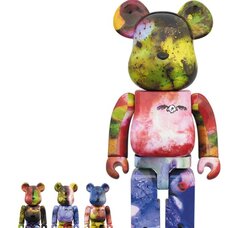 BE@RBRICK Pushead 3 Different Colors 100% & 400% 4-Pack Set