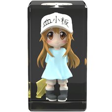 Cells at Work! Platelet: Full Color 3D Crystal Figure