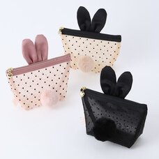 Honey Salon Polka Dot Tulle Ribbon Pouch