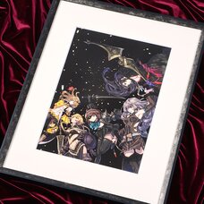 Terra Battle Dancers Lithograph w/ Frame
