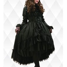 Atelier Pierrot Cummerbund Chiffon Jumper Skirt
