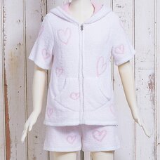 Mafumafu Fluffy Heart Pajamas