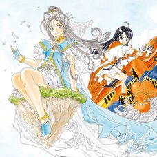 Kousuke Fujishima Signed Limited Edition Framed Oh My Goddess! Primagraphie Art Print: Where the Gods Are