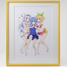 Akashic Records of Bastard Magic Instructor Kurone Mishima Ver. Primagraphie Art Print