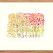 Katri, the Cow Girl Framed Art Print
