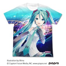 Hatsune Miku V3 2.0 Ver. Full Graphic White T-Shirt