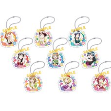 Love Live! Sunshine!! Floral Acrylic Keychain Collection